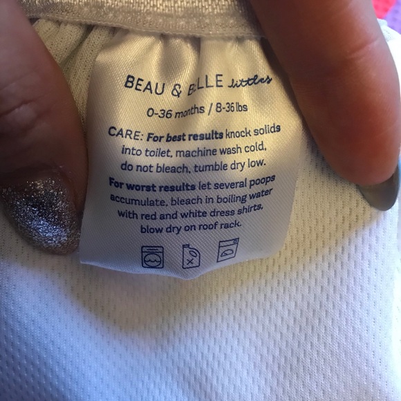 Beau & Belle Littles Reusable Swim Diaper - Picture 4 of 7